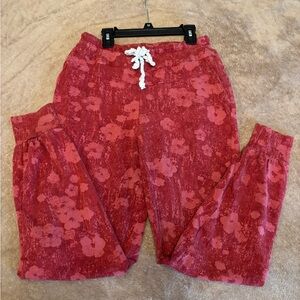 Saturday Sunday by Anthropologie Floral Sweatpants Size XS